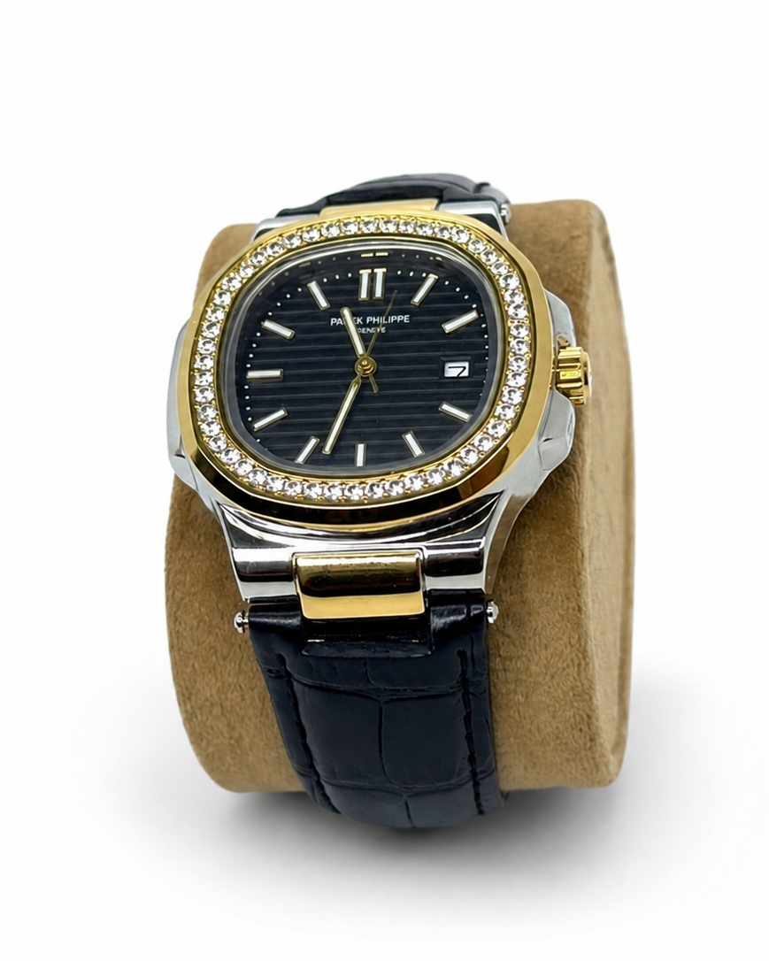 Gold Bracelet Men's Luxury Wrist Watch