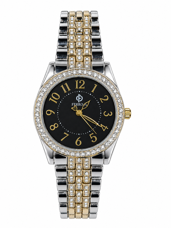 Ferro Luxury Rhinestone Analog Watch