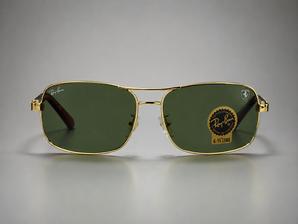 Ray-Ban RB3594 Ferrari Sunglasses - Side Angle View